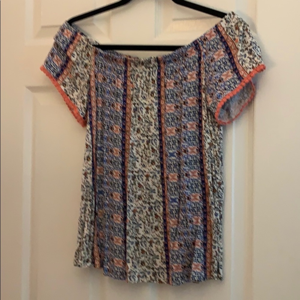 Off the shoulder shirt